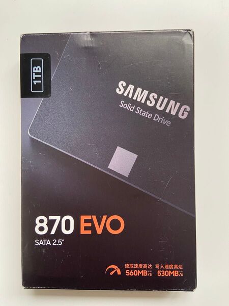 Samsung 870 EVO 1TB SSD SATA 2.5インチ 新品未開封