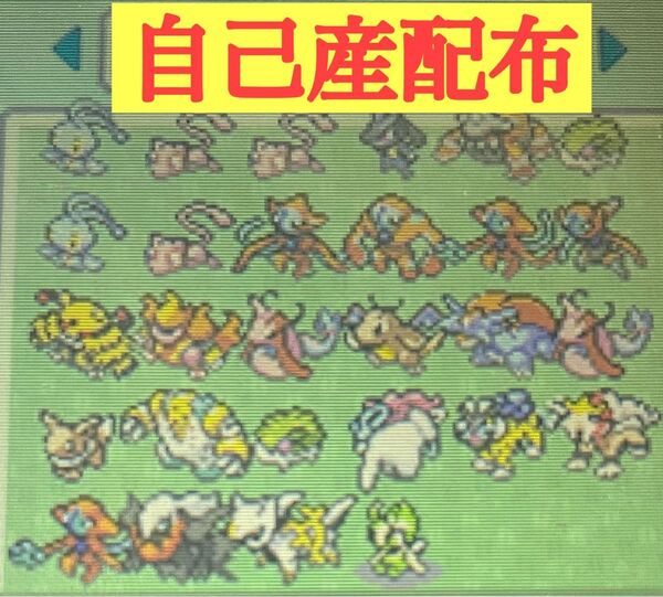 ポケットモンスターダイヤモンド 自己産配布付き