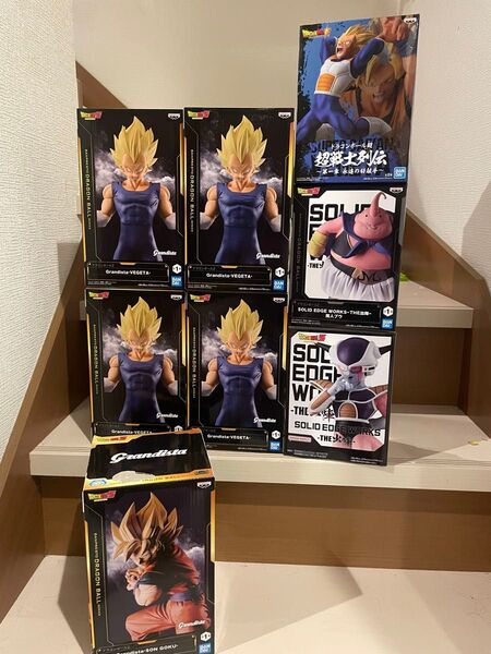 ドラゴンボールZ Grandista フィギュア ベジータ 孫悟空 出陣 フリーザ 魔人ブウ 超戦士列伝