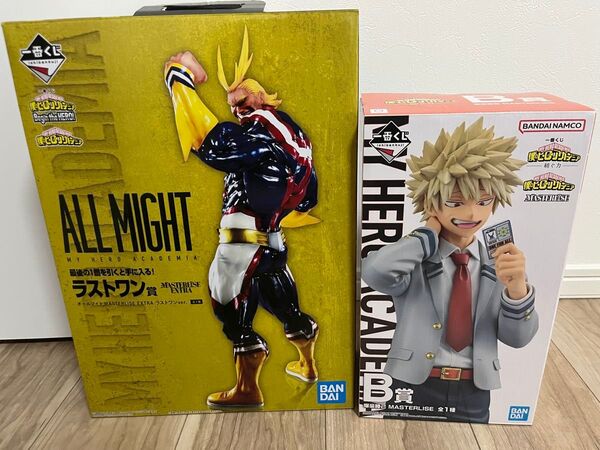 一番くじ僕のヒーローアカデミア ヒロアカラストワン オールマイト フィギュアB賞 爆豪勝己 フィギュア 2体セット