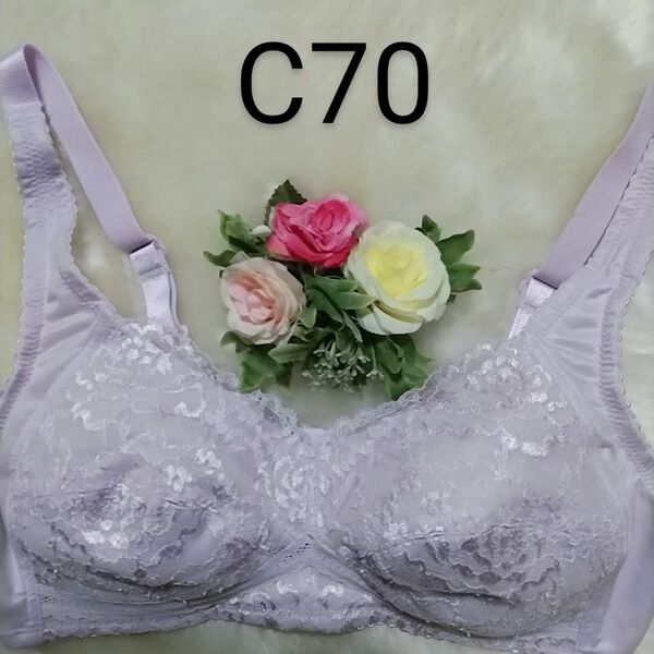 C70◆トリンプ プレジアフォルテ 楽ソフト015◆ノンワイヤー ブラジャー