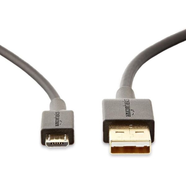 プリンター ケーブル マイクロ USB A Micro B 充電 黒 1.8m