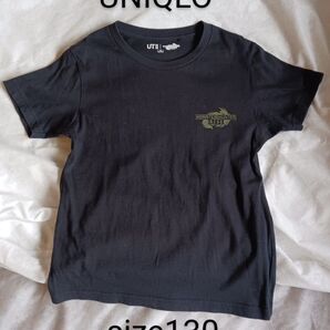 UNIQLO モンスターハンターライズ Tシャツ 130 黒