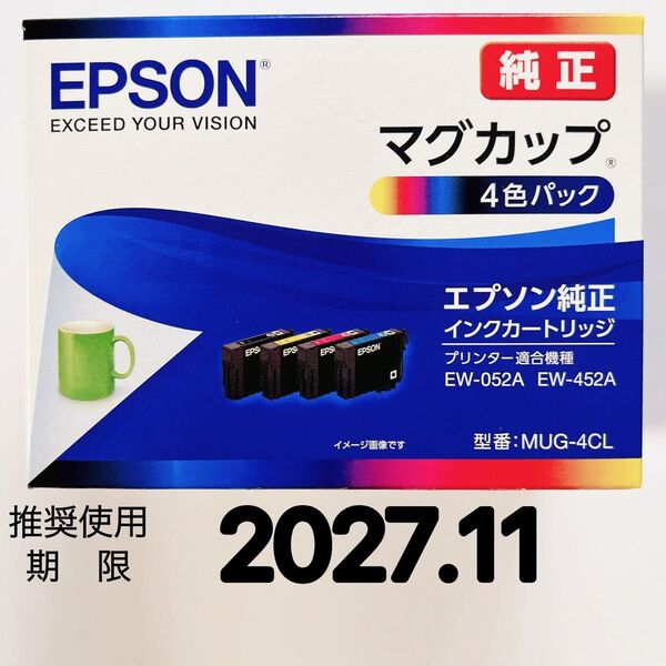 EPSON (エプソン) 純正 インクカートリッジ マグカップ 4色パック MUG-4CL