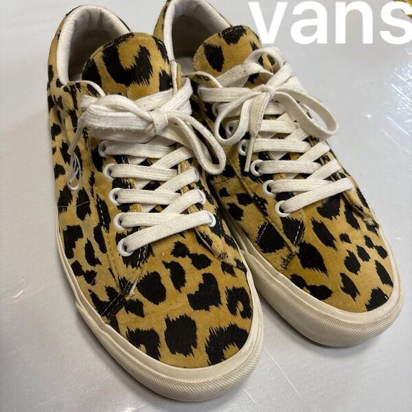 限定モデル VANS SID DX ANAHEIM シド レオパード26.5 スニーカー