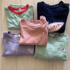 トレーナー ロンT 子供服 まとめ売り 5点セット 80サイズ