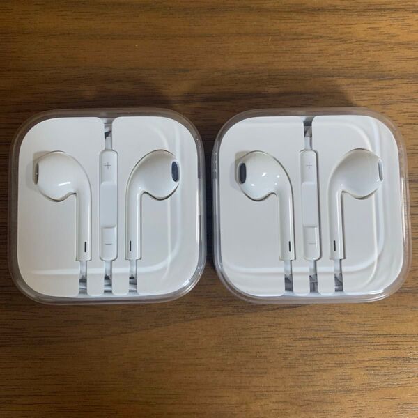 即日発送! 2個セット アイホン付属 純正イヤホン 3.5mmジャックタイプ アップル正規品 【新品未使用】