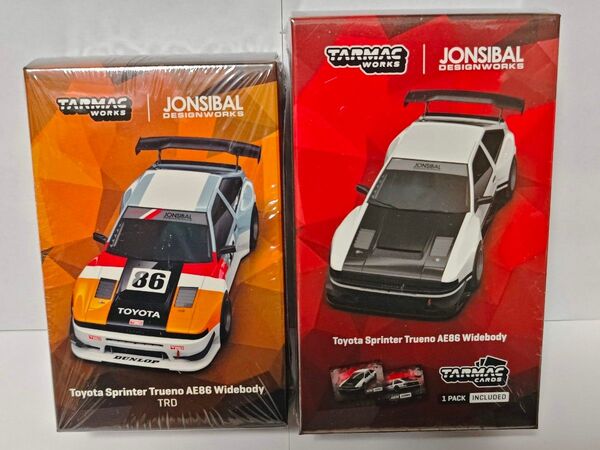 Tarmac Works 1/64 トヨタ スプリンタートレノ AE86 ワイドボディ セット /ターマックワークス TRD