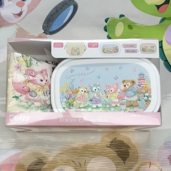 ダッフィー&フレンズ カムファインドスプリング!シール容器 東京ディズニーシー 弁当箱