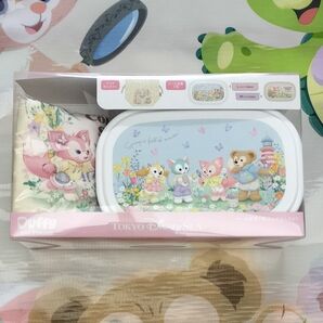 ダッフィー&フレンズ カムファインドスプリング!シール容器 東京ディズニーシー 弁当箱