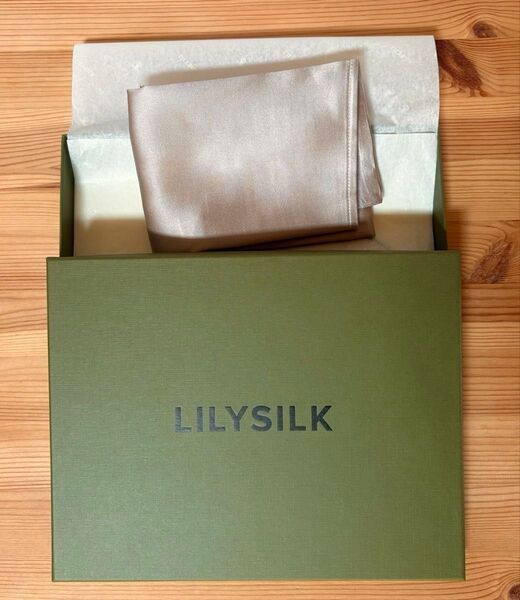 【新品・未使用】LILYSILK 封筒式 枕カバー トープ 43×63cm