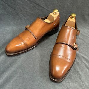 (撮影会で使用)SHETLAND FOX シェットランドフォックス ダブルモンク 3075SF ブラウン 7(約25.0㎝)/EE
