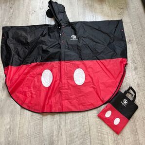 ディズニー ミッキー レインポンチョ 大人 フリー