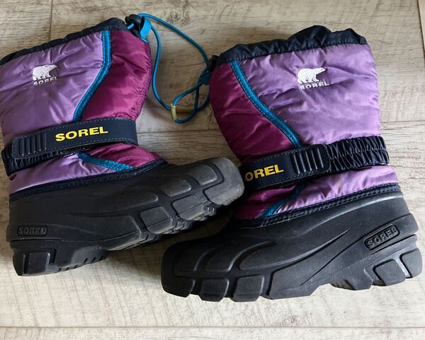 SOREL キッズ スノーブーツ パープル系