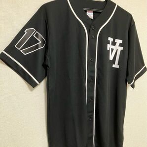 逆ロゴ_ロサンゼルスドジャース ベースボールシャツ大谷翔平 新品未使用XLサイズ