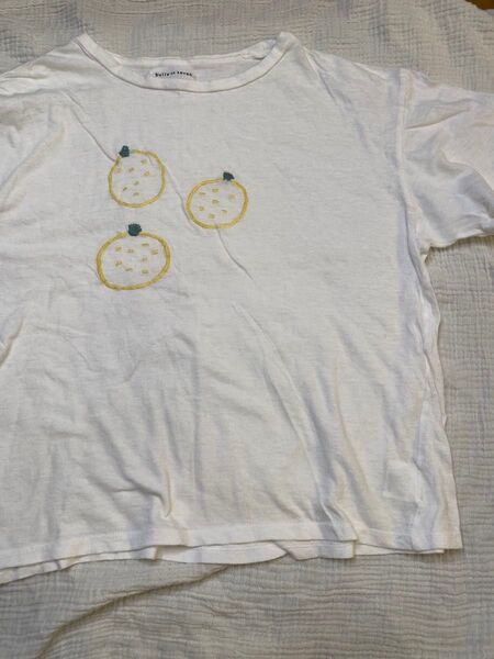 Tシャツ ホワイト刺繍 ビュルデサボン