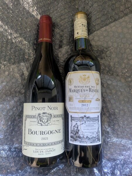 LOUIS JADOTとMARQUES DE RISCAL ワイン 2本セット
