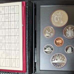 カナダ コインセット(1983)ロイヤルカナディアンミント プルーフ貨幣セット 記念硬貨 貨幣セット ミントセット