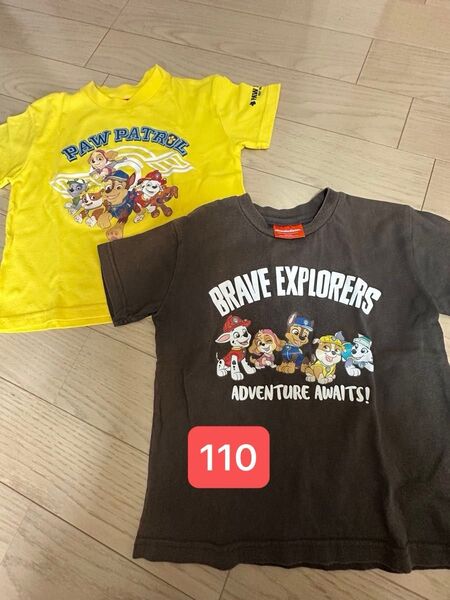 パウパトロール tシャツ 半袖 110
