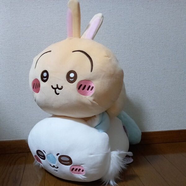 ちいかわ もっちる ねそべりBIGぬいぐるみ 全2種セット うさぎ モモンガ