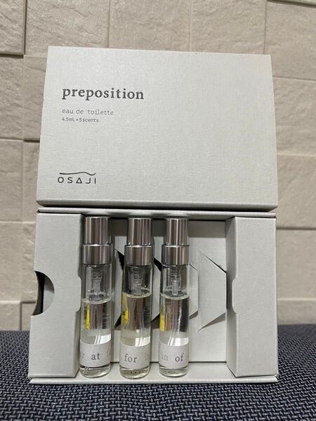オサジ オードトワレ preposition (at、for、of )3本セット
