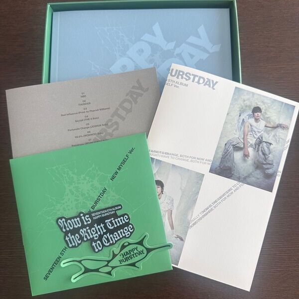 SEVENTEEN HAPPY BURSTDAY NEW MYSELF CD 歌詞カード ポスター ステッカー フォトブック