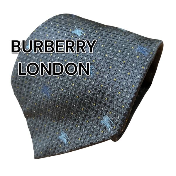 【BURBERRY LONDON】ブラウン系 総柄 イタリア製