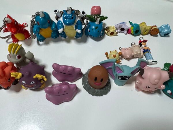 ポケモン おまとめ レトロ 指人形 フィギュア キーホルダー セット