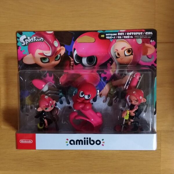 未開封新品 amiibo トリプルセット タコ タコボーイ タコガール スプラトゥーン アミーボ