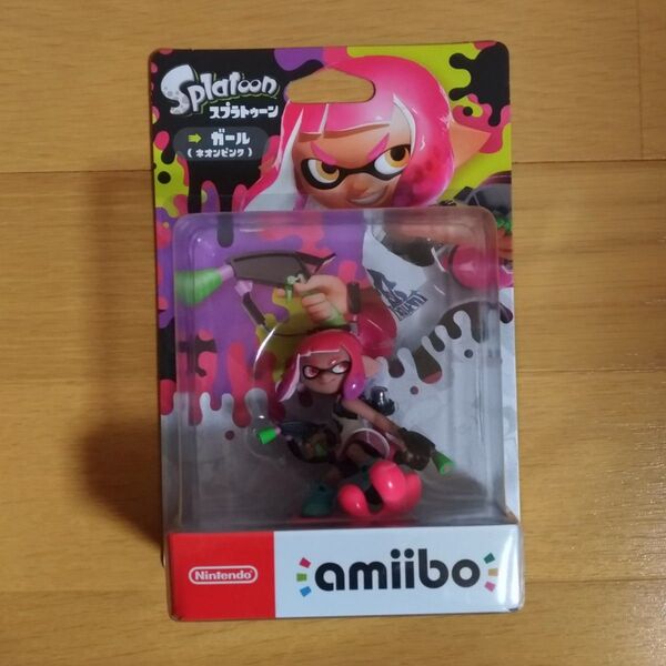 未開封新品 スプラトゥーン amiibo ガール ネオンピンク アミーボ
