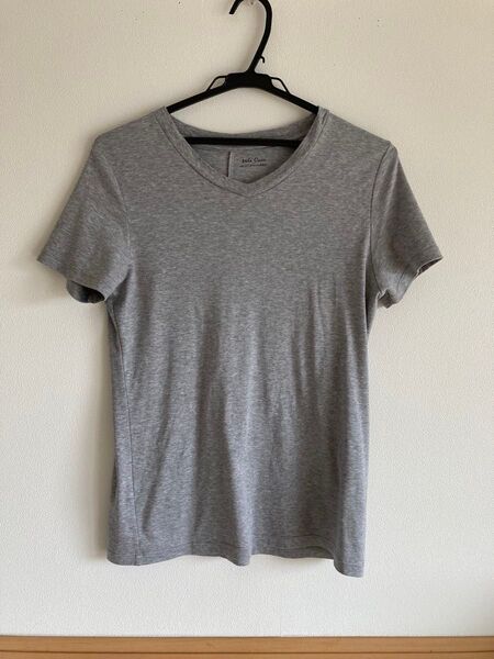 ミラオーウェン トップス 半袖 カットソー Tシャツ グレー 灰色