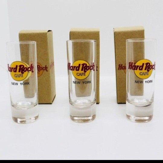 Hard Rock Cafe ショットグラス ニューヨーク 限定 3個セット