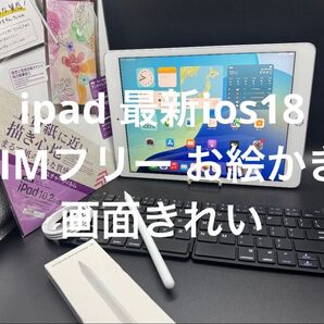SIMフリー最新iPadOS18お絵かきペンシルケーブル充電器シート