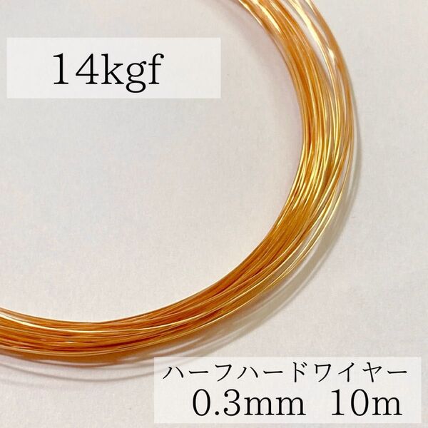 新価格 超特価 14kgf ハーフハードワイヤー 0.3mm 10m パーツ