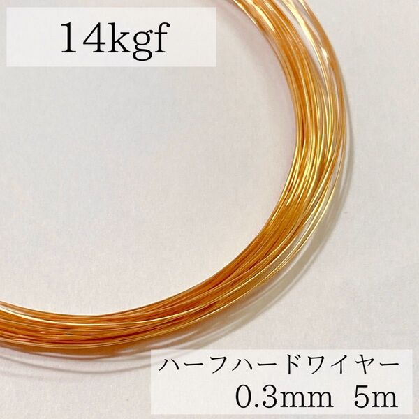 新価格 超特価 14kgf ハーフハードワイヤー 0.3mm 5mパーツ