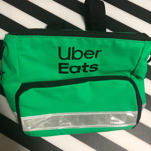 ウーバーイーツ Uber Eats 配達用バッグ型2WAYポーチBOOK グリーン
