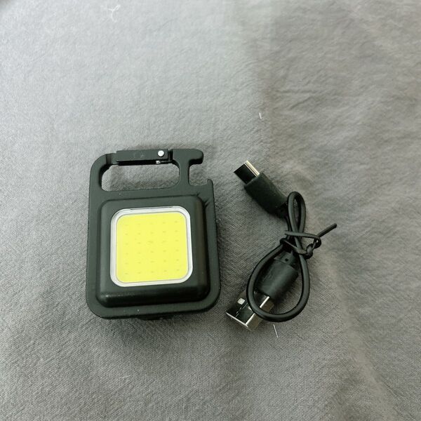M10 led 投光器 COBライト 小型 キーライト 充電式 800ルーメン 作業灯 キーライト 高輝度 フラッシュライト