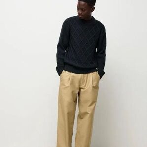 ユニクロ jwアンダーソン タックワイドパンツ ベージュ 新品未開封