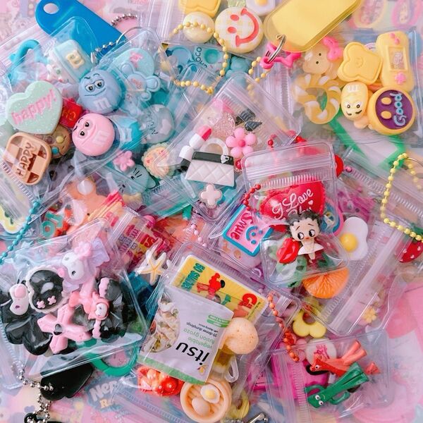 デコパーツ ☆ まとめ売り ☆ キャンディバッグ ガチャ詰め風おまとめ