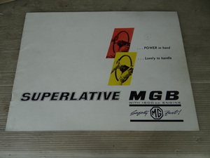 62 year MGB/ original - catalog English version #200201