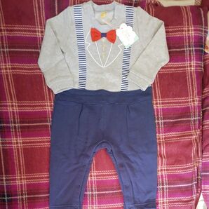 新品 リトルサニー 長袖ロンパース size80cm