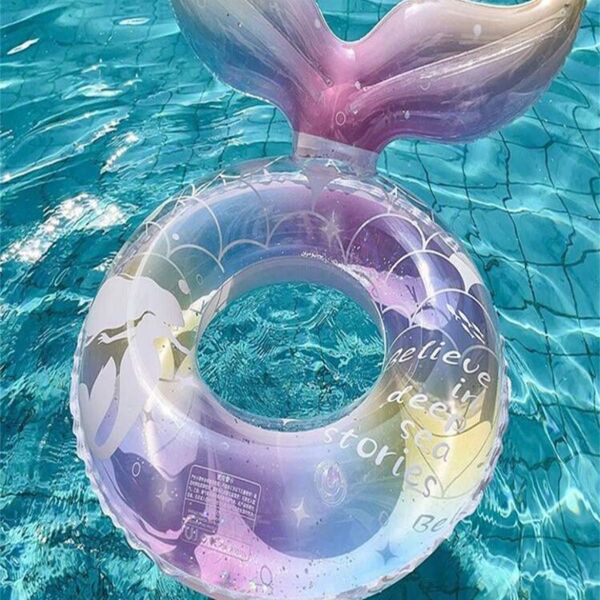 浮き輪 うきわ フロート マーメイド キラキラ 70 海 水遊び プール 川遊び