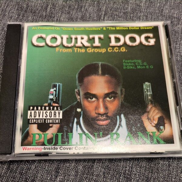 COURT DOG PULLIN RANK CD g-rap g-luv gangsta