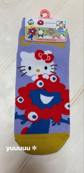 ミャクミャク 万博 キティ サンリオ ソックス 靴下 22〜24cm 新品