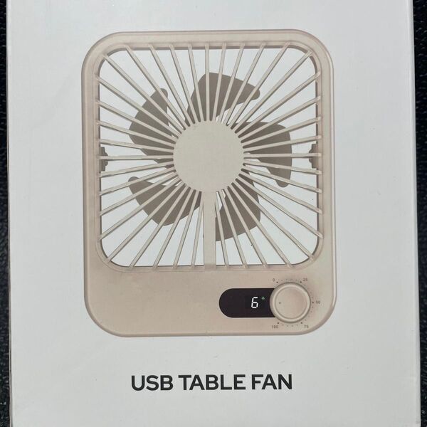 卓上 USB充電式 扇風機 Type-C デスクファン ポータブル 小型 無段階