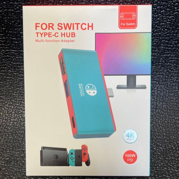 Switch ドックTVモード対応 スイッチドック互換アダプタ Type-C端子