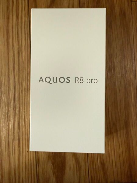 【新品未開封】AQUOS R8 PRO ブラック 256GB SH-R80Pブラック(B)