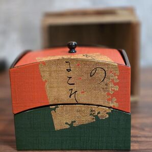 ① 骨董品 希少 木製 菓子器