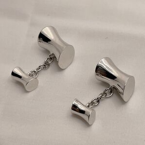希少 CK カルバンクライン シルバー カフリンクス メンズ アクセサリー カフスボタン カフス