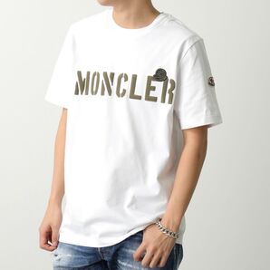【2023SS】MONCLER モンクレール メンズ 半袖 Tシャツ カットソー レタリングロゴ ワッペン Lサイズ